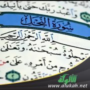 تفسير الربع الرابع من سورة النحل