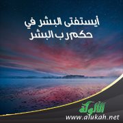 أيستفتى البشر في حكم رب البشر؟!