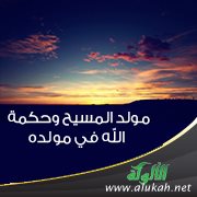 مولد المسيح وحكمة الله في مولده