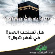 هل تستحب العمرة في شهر شوال؟