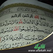 تدبرات في سورة الأنفال