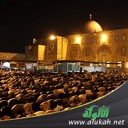 صلاة التراويح هي اجتماع للنافلة في الليل في شهر رمضان