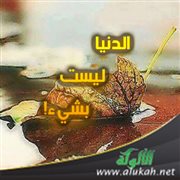 الدنيا ليست بشيء! (خطبة)