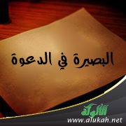 البصيرة في الدعوة
