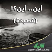 أين.. أين؟! (قصيدة)