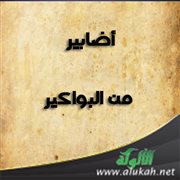 أضابير من البواكير