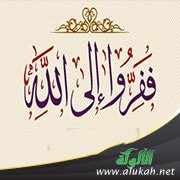 ففروا إلى الله