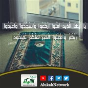 تفسير آية: {يا أيها الذين آمنوا اركعوا واسجدوا واعبدوا ربكم ...}