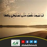 لن تموت نفس حتى تستوفي رزقها