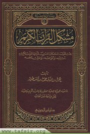 عرض رسالة: (مشكل القرآن الكريم) للشيخ عبدالله بن حمد المنصور - ماجستير