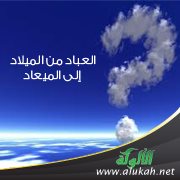 العباد من الميلاد إلى الميعاد