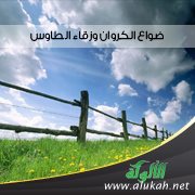 ضواع الكروان وزقاء الطاوس