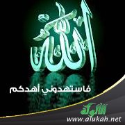 فاستهدوني أهدكم