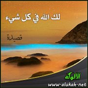 لك الله في كل شيء ( قصيدة )
