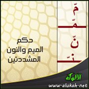 حكم الميم والنون المشددتين