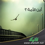 أين الأمة ؟ ( قصيدة )