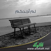 لم أجدكم ( قصيدة )