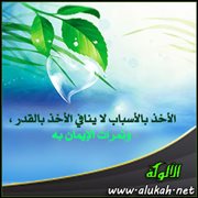 الأخذ بالأسباب لا ينافي الأخذ بالقدر ، وثمرات الإيمان به