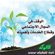 الوقف في المجال الاجتماعي وقطاع الخدمات وأهميته