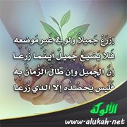 ازرع جميلا ( بطاقة أدبية )
