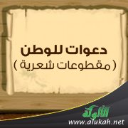 دعوات للوطن ( مقطوعات شعرية )