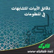 دقائق الأبيات المتشابهات في المنظومات