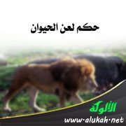 حكم لعن الحيوان