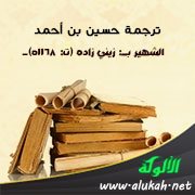 ترجمة حسين بن أحمد، الشهير ب: زيني زاده (ت: 1168هـ)
