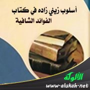 أسلوب زيني زاده في كتاب "الفوائد الشافية"