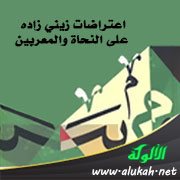 اعتراضات زيني زاده على النحاة والمعربين