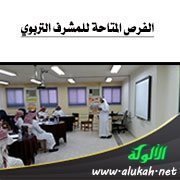 الفرص المتاحة للمشرف التربوي